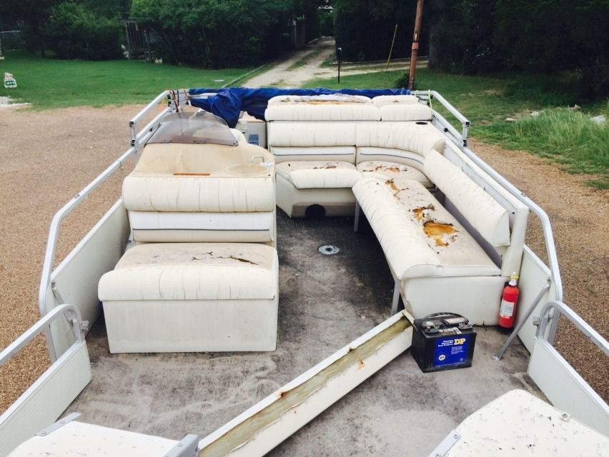 1997 24' Voyager rebuild Pontoon Boat & Deck Boat Forum